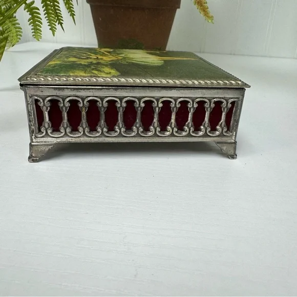 Vintage Jewelry - Trinket Box "Danseuses En Jaune" - Picture 8 of 11